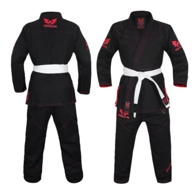 Uniforme de Jiu-Jitsu Brasileño Morgan Sports Dragon V2 Gi - 450 gsm - Aprobado por IBJJF Foto 1 de 4