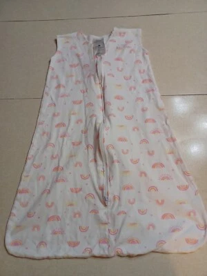 Saco de dormir de algodón para bebé Halo talla mediana 6-12 meses arco iris rosa Foto 1 de 4