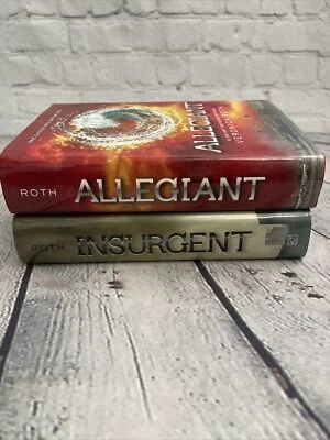 Lot Insurgent Allegiant by Veronica Roth YA Fantasy Romance HARDCOVER 1st Foto 1 de 4