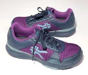 Zapatos para correr Kuru Quantum para mujer talla 8 púrpura azul con cordones activos - Imagen 1 de 11