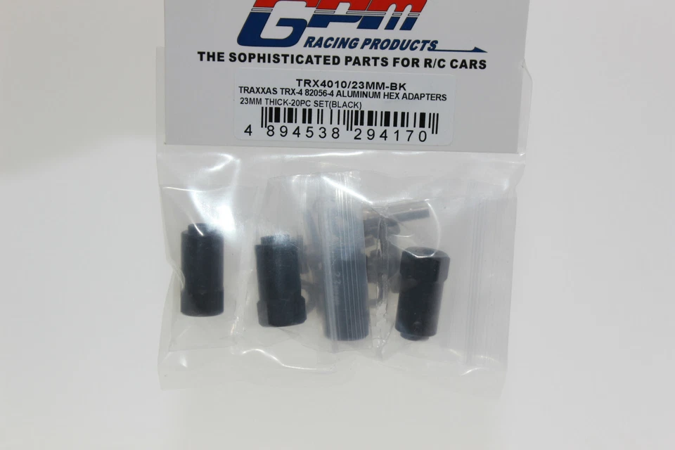 GPM TRX 4010 23MM BK Noir Aluminium Moyeu de Roue Adaptateur Large Neuf Dans Ovp - Image 1 of 4