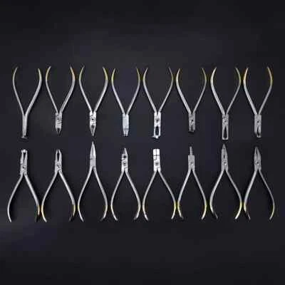 Dental Pliers Orthodontic Forcep Bracket Braces Wire Bending Loop Forming - Image 1 of 3