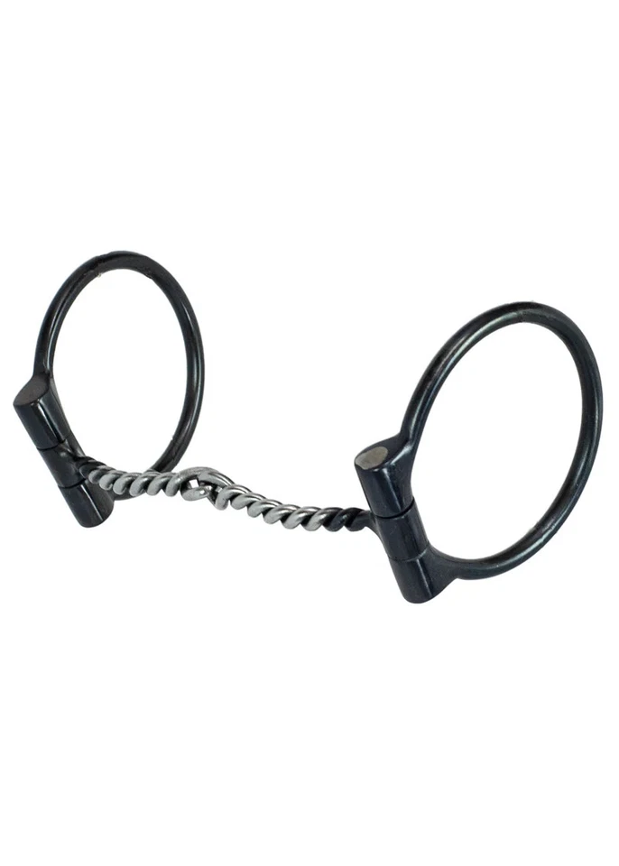 Anillo en D de acero negro Tyler - Broca de buque trenzada Foto 1 de 1