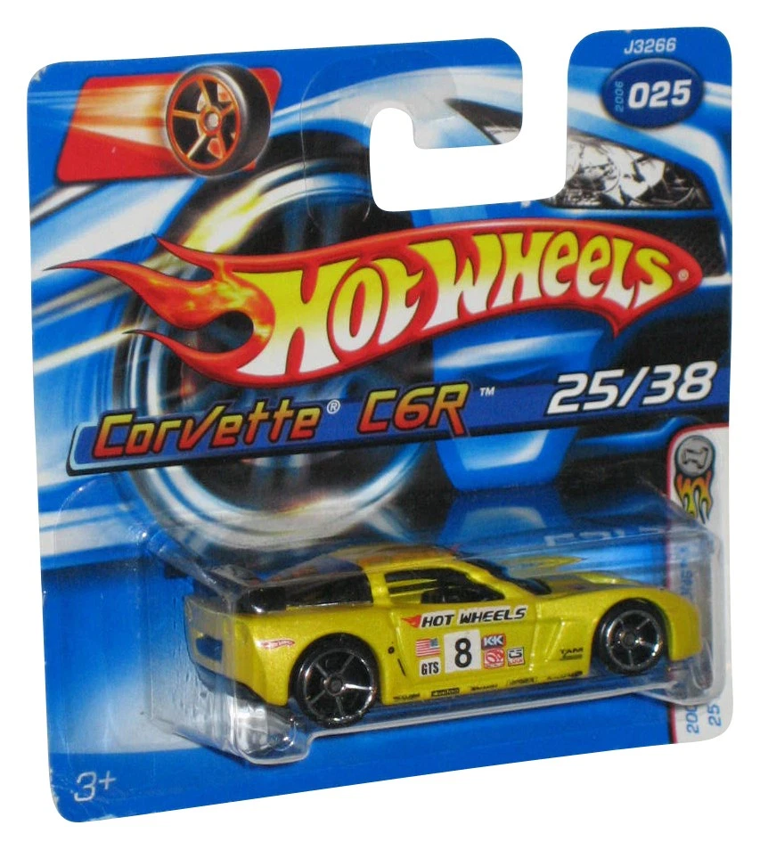 Hot Wheels 2006 First Editions 25/38 Corvette C6R Yellow Toy Car #025 - (Short C - Image 1 of 1