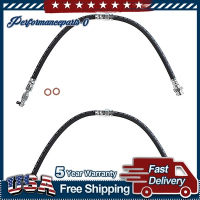 Manguera hidráulica de freno exterior delantero para Mazda B2200 1990-1991 2 X línea de freno Foto 1 de 3