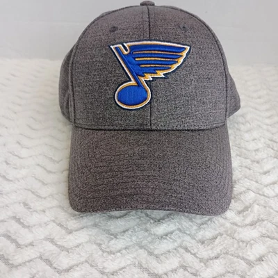 St Louis Blues NHL Hat Cap Fan Favorite Officially Licensed One Size Gray Hockey - Image 1 of 4