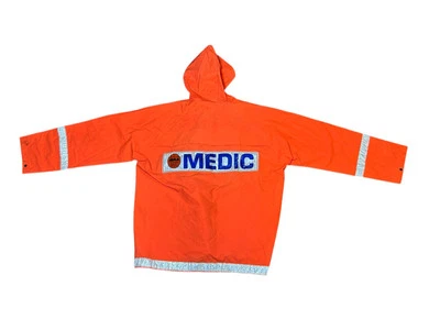 Medic High VIS Reflective Zipper Hooded Jacket FR RAA ASTM 5903.1 Size XL - Image 1 of 4
