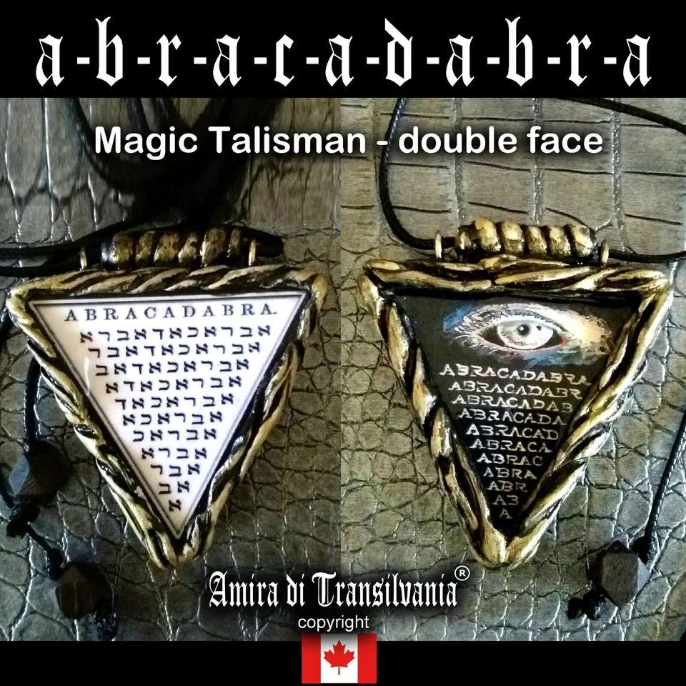 Talismán mágico poder efectivo atracción fortuna dinero amuletos colgante collar Foto 1 de 4