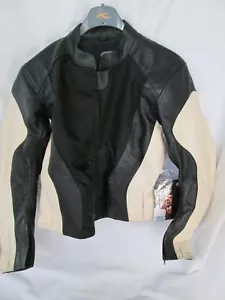 NWT Women's HEIN GERICKE Leather Armored Motorcycle Jacket Size 14 - Picture 1 of 11