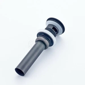 Black Oil Brass Bathroom Basin Vessel Sink Pop Up Drain with overflow GD823 - Picture 1 of 4