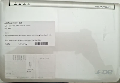 Acer Aspire One ZG5 - Per parti di ricambio - Immagine 1 di 4