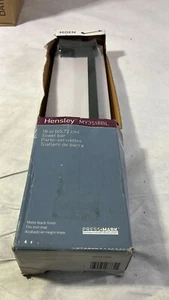 MOEN MY3518BL Hensley 18 Inch Towel Bar with Press and Mark in Matte Black - Picture 1 of 2