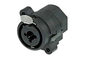 Neutrik NCJ10FI-S Combo 3-Pin XLR/1/4 Inch Stereo receptacle w/Switching Ground - Picture 1 of 1