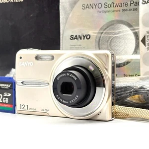 SANYO DSC-X1250 Compact Digital Camera From Japan - Picture 1 of 11