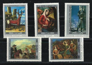 RUSSIA USSR CCCP 1982 VF MNH Stamps Set Scott # 4995-4999 Paintings - Picture 1 of 1