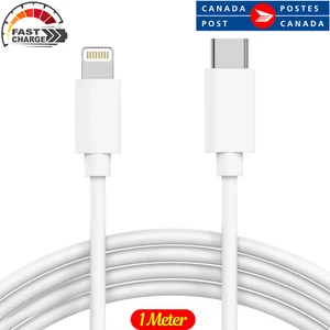 USB-C Fast Charger Cable PD 20W For iPhone 7 8 X XR XS 11 12 13 14 Pro Max Plus - Picture 1 of 17