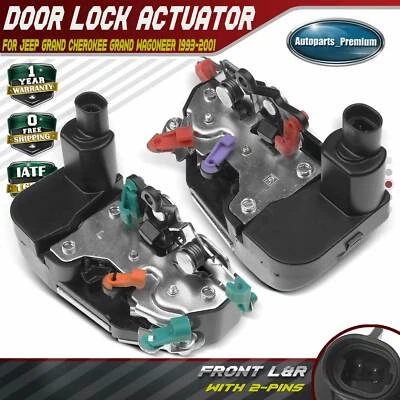 2x Door Lock Actuator for Jeep Grand Cherokee Grand Wagoneer Front Left & Right - Image 1 of 4