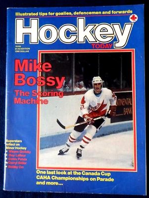 Hockey Today mag 1981/82, Bossy, Clarke, Gretzky, LaFleur, Orr, Potvin, Sittler Foto 1 de 4