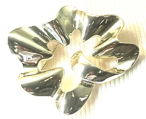 Vintage Gerry's Signed Silver-Tone Metal Swirl Pin/Brooch - Picture 1 of 12