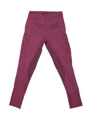 Женские конные леггинсы La Squadra с карманами фиолетовые для верховой езды женские размер США L - Изображение 1 из 4
