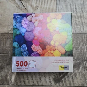 Concord Puzzle Palline di Filato Colorate 500 Pezzi Puzzle NUOVO SIGILLATO - Foto 1 di 3
