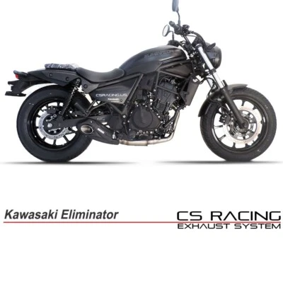 Escape completo Kawasaki Eliminator 450/500 CS Racing 2023-en | Silenciador + Cabezales Foto 1 de 4