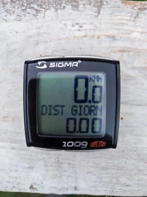 Ciclocomputer Sigma BC 100, wireless con 10 funzioni - Immagine 1 di 4