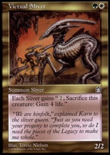 4x Victual Sliver ~ Moderately Played Stronghold MTG Magic x4 4 UltimateMTG Play - Image 1 of 1