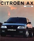 Citroën AX Akcesoria Prospekt 1991 8/91 D Brochure Akcesoria Katalog Akcesoria