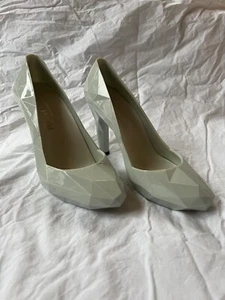 United Nude UN Hybrid Lo Res Architectural Pumps Blue 38 7.5 - Picture 1 of 13
