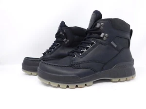 ECCO Herren Stiefel Track 25 Wasserdicht Goretex Mid Schwarz Leder Gr. US 5-5,5 EU 39 - Bild 1 von 12