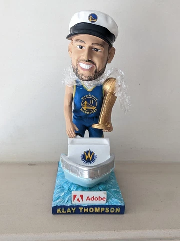 Santa Cruz Golden State Warriors 2023 Captain Klay Thompson Bobblehead SGA Adobe Cover