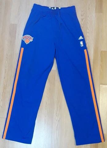 New York Knicks Adidas Official NBA Tear-Away Warm-up Blue Orange Pants XL2 Cover