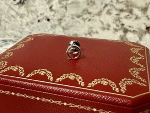Cartier 18k White Gold Single Love Stud - Picture 1 of 5
