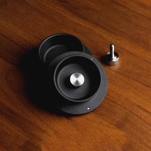 2x Adaptadores de buje de buje negro mate réplica para grabadoras Studer A80 de 1/2"/1"/2" - Imagen 1 de 6