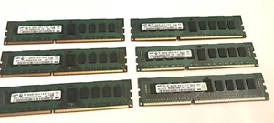 LOT OF 7 Hynix 4GB 2Rx8 PC3L-10600R DDR3-1333 ECC REG Server RAM M393B5273CH0 - Picture 1 of 2