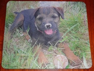 Mouse Mat CHALK QUARRY DOG Border Terrier - Picture 1 of 3