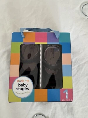 Stride Rite 婴儿鞋 Lil Addie MJ 海军蓝 NBK — 第 1/4 张图片