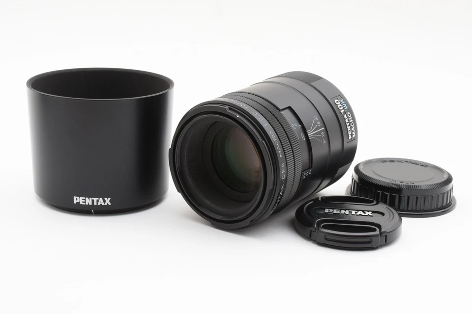 SMC Pentax DFA Macro 100mm F/2.8 WR Lens w/Hood Excellent+++ Tested #2206302 - Image 1 of 4