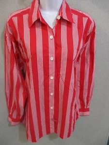 Vintage 90's Eddie Bauer Women's Shirt Size Medium Oversized Drop Shoulder - Picture 1 of 5