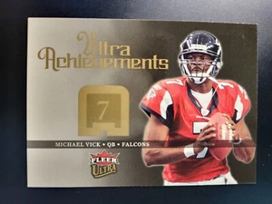 Tarjeta Fleer Ultra Michael Vick Ultra Achievements 2006 #UA-MV - Imagen 1 de 2