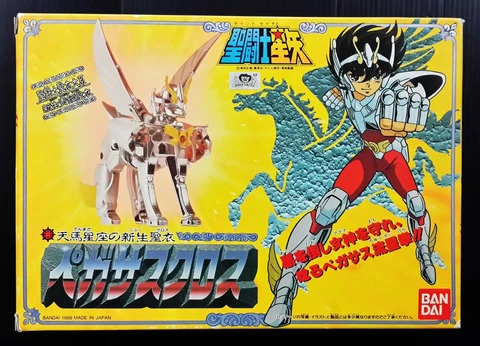 1988 BANDAI JAPAN TOY CDZ SAINT SEIYA NEW PEGASUS FIGURE POPY CHOGOKIN MEGA RARE Cover