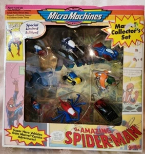 Vintage 1993 Micro Machines Amazing SPIDER-MAN Galoob New in Sealed Box MARVEL - Picture 1 of 2
