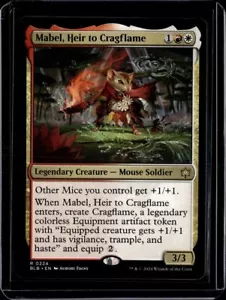 Mabel, Heir to Cragflame - 224 - BLB - NM - MTG Magic the Gathering - Picture 1 of 1