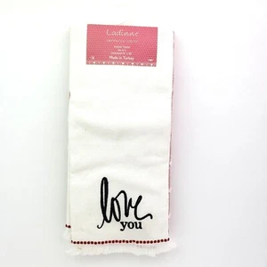 Ladinne Valentines Day Collection Made In Turkey Oversized 20x30 Kitchen Towels - Picture 1 of 5