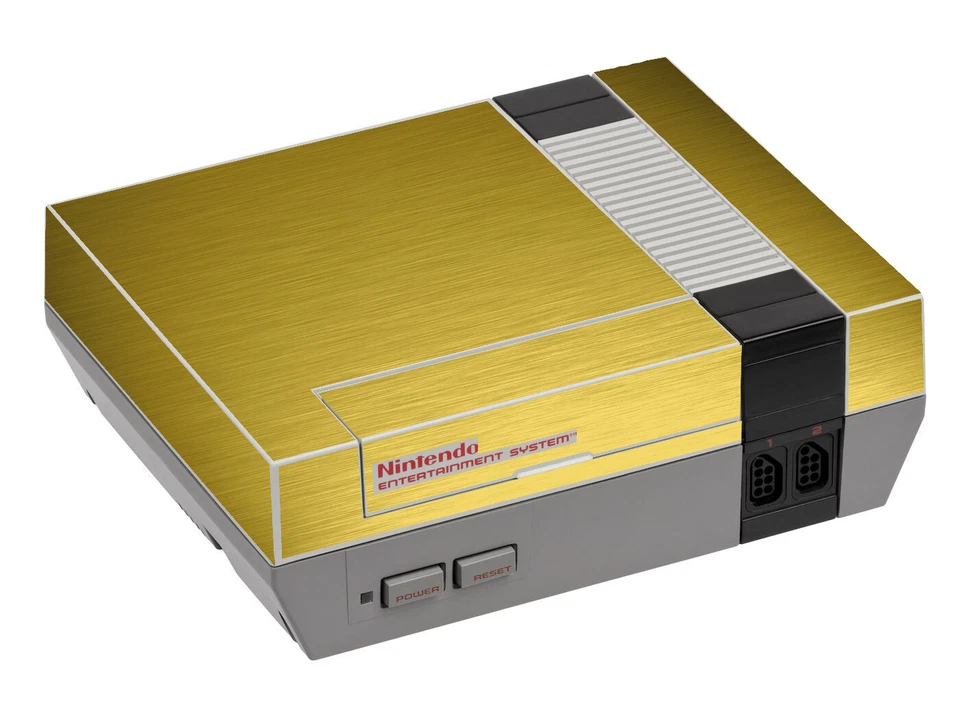Calcomanía protectora de revestimiento de consola metálica LidStyles Nintendo NES Foto 1 de 1