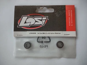 Losi LOSA6958 TEN Serie 6x12x4 mm abgedichtete Kugellager mit Nylonaufnahme (2) - Bild 1 von 3