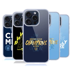 MAN CITY FC 2021 LEAGUE CHAMPIONS ÉTUI COQUE EN GEL POUR APPLE iPHONE TÉLÉPHONES - Photo 1 sur 17