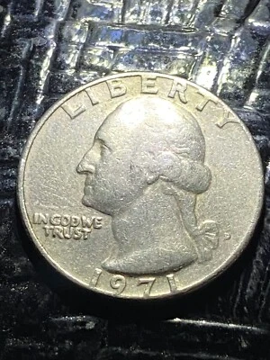 1971 D Washington Quarter Filled in D Mint mark - Image 1 of 4