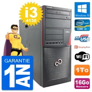 PC tour Fujitsu Celsius W530 MT Core i3-4130 RAM 16Go Disc 1To Windows 10 Wifi - Bild 1 von 7